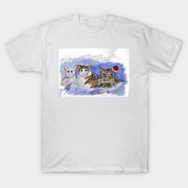 Cat Pals T-Shirt by cjkell